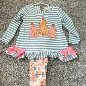Dillards (Rare Editions) Christmas Tree outfit size 3t